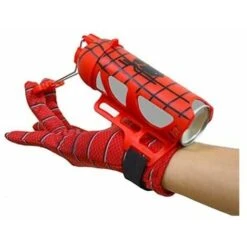 Gant De Lanceur Spiderman, Jouets De Gant D'araignée D'halloween En Plastique Cosplay Gant Lanceur De Poignet Jouets Ensemble Cadeau Pour Les Fans De Spiderman, Jouets éducatifs Pour Enfants -Pas Cher Clair Jardin Magasin 74531168 2