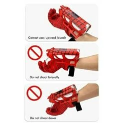 Gant De Lanceur Spiderman, Jouets De Gant D'araignée D'halloween En Plastique Cosplay Gant Lanceur De Poignet Jouets Ensemble Cadeau Pour Les Fans De Spiderman, Jouets éducatifs Pour Enfants -Pas Cher Clair Jardin Magasin 74531168 5