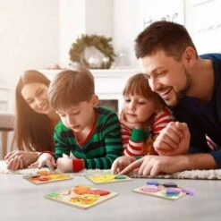 Jouet Bébé Puzzle 3D Enfant, ,4 Packs Jouet Bebe Puzzles En Bois Enfan Puzzles Animaux En Bois -Pas Cher Clair Jardin Magasin 79321544 3