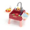 Évier Pour Enfants Mini Avec Circuit D'Eau Et Robinet D'Arrêt Robincool Basin Of Wash 45x26x39 Cm 23 Accessoires Inclus