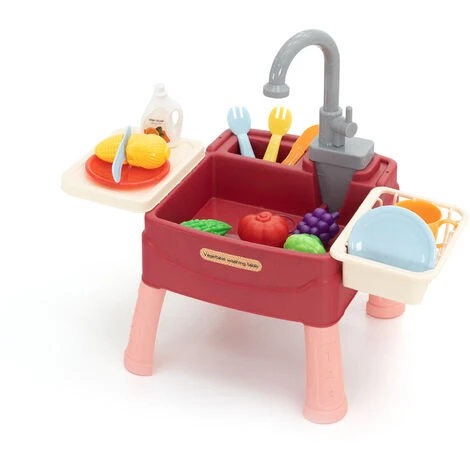 Évier Pour Enfants Mini Avec Circuit D'Eau Et Robinet D'Arrêt Robincool Basin Of Wash 45x26x39 Cm 23 Accessoires Inclus 1 Évier Pour Enfants Mini Avec Circuit D'Eau Et Robinet D'Arrêt Robincool Basin Of Wash 45x26x39 Cm 23 Accessoires Inclus