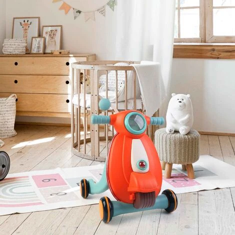 Trotteur Pour Bébés Robincool Baby Walker 43x45x52 Cm Premiers Pas Avec Blocage De Roues Couleur Orange Avec Lumière 2 Trotteur Pour Bébés Robincool Baby Walker 43x45x52 Cm Premiers Pas Avec Blocage De Roues Couleur Orange Avec Lumière – Image 2