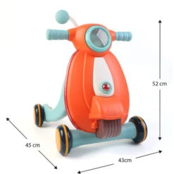 Trotteur Pour Bébés Robincool Baby Walker 43x45x52 Cm Premiers Pas Avec Blocage De Roues Couleur Orange Avec Lumière 8 Trotteur Pour Bébés Robincool Baby Walker 43x45x52 Cm Premiers Pas Avec Blocage De Roues Couleur Orange Avec Lumière -Pas Cher Clair Jardin Magasin 81223037 4