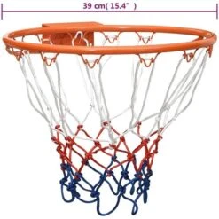 Cerceau De Basket Orange 39 Cm Acier VidaXL -Pas Cher Clair Jardin Magasin 81367684 3
