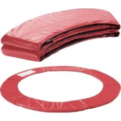 AREBOS Coussin De Protection Pour Trampoline De Remplacement Trampoline Couverture Rembourrage Anti-déchirure 183 Cm Rouge