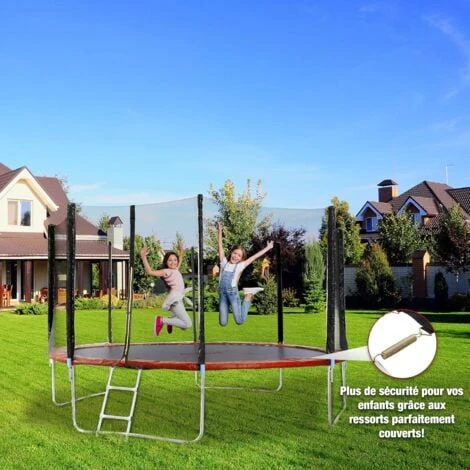 AREBOS Coussin De Protection Pour Trampoline De Remplacement Trampoline Couverture Rembourrage Anti-déchirure 183 Cm Rouge 2 AREBOS Coussin De Protection Pour Trampoline De Remplacement Trampoline Couverture Rembourrage Anti-déchirure 183 Cm Rouge – Image 2