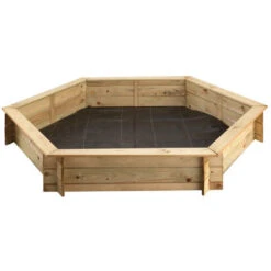 Bac à Sable Hexagonal Avec Couvercle -Pas Cher Clair Jardin Magasin 8337671 3