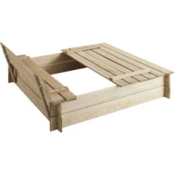 Bac à Sable Papillon Avec Bancs Intégrés -Pas Cher Clair Jardin Magasin 8337677 4