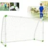 AUFUN But De Football En PVC Pour Enfants Avec Filet, Filet De Football Pour Jardin, Parc, Plage Ou Hall, 180 X 120 X 80 Cm
