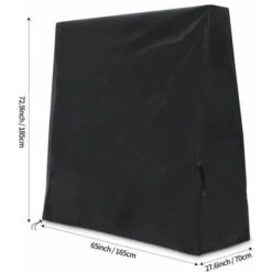 Table De Ping-pong En 165x70x185cm Noir Pratique -Pas Cher Clair Jardin Magasin 87221216 4