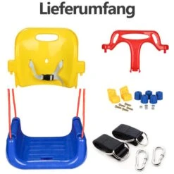 SWANEW Balançoire Pour Enfants Balançoire 3 En 1 Cadre De Balançoire Balançoire Pour Bébé Réglable Enfants -Pas Cher Clair Jardin Magasin 89268530 4