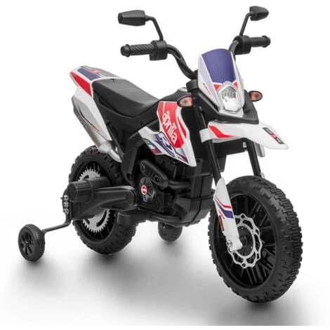 Moto APRILIA RX 12V à Batterie Pour Enfants, Permis Officiel, Télécommande, Lumières Et Sons. 1 Moto APRILIA RX 12V à Batterie Pour Enfants, Permis Officiel, Télécommande, Lumières Et Sons.