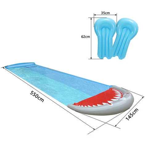 Randaco Toboggan Aquatique Toboggan PVC Toboggan Intégré 5.51.45m 2 Randaco Toboggan Aquatique Toboggan PVC Toboggan Intégré 5.51.45m – Image 2