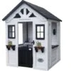 Backyard Discovery Sweetwater Maisonnette En Bois Cabane En Bois Maisonnette / Cabane De Jeu Avec Cuisine Grise Et Blanche