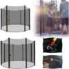 Filet De Protection Pour Trampoline Filet De Sécurité De Remplacement Pour Trampoline Trampoline Filet De Sécurité De Remplacement Ø 305cm Le Noir HENGMEI