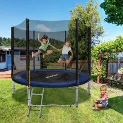 Filet De Protection Pour Trampoline Filet De Sécurité De Remplacement Pour Trampoline Trampoline Filet De Sécurité De Remplacement Ø 305cm Le Noir HENGMEI -Pas Cher Clair Jardin Magasin 90040891 3