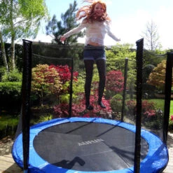 Filet De Protection Pour Trampoline Ø 244-250cm Filet De Sécurité De Remplacement Pour Trampoline Trampoline Filet Remplacement Le Noir HENGMEI -Pas Cher Clair Jardin Magasin 90040967 4