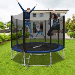 Filet De Protection Pour Trampoline Ø 244-250cm Filet De Sécurité De Remplacement Pour Trampoline Trampoline Filet Remplacement Le Noir HENGMEI -Pas Cher Clair Jardin Magasin 90040967 5