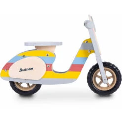 Trottinette En Bois, Rainbow Scooter, Pour Enfants Avec Siège Réglable En 3 Hauteurs, Design Exclusif, âge Recommandé +24 Mois -Pas Cher Clair Jardin Magasin 92356141 3