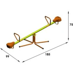 Trebuchet à Bascule Rotatif COUCOU -Pas Cher Clair Jardin Magasin 92357632 2