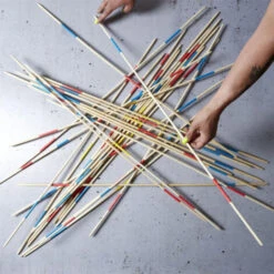 Paris Prix - Jeu De Mikado En Bois Géant 70cm Multicolore -Pas Cher Clair Jardin Magasin 92856327 2
