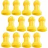 12 X Bouchons De Trampoline Capuchons De Poteau Accessoires De Trampoline 8x5cm Jaune