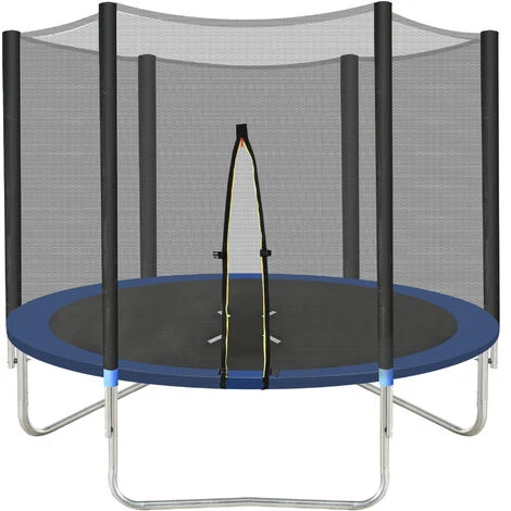 Trampoline D'extérieur Avec Clôture De Sécurité Et échelle, 10 FT Trampoline De Jardin De 150 Kg, A Passé Les Tests GS Et TÜV 1 Trampoline D'extérieur Avec Clôture De Sécurité Et échelle, 10 FT Trampoline De Jardin De 150 Kg, A Passé Les Tests GS Et TÜV