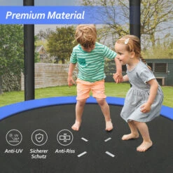 Trampoline D'extérieur Avec Clôture De Sécurité Et échelle, 10 FT Trampoline De Jardin De 150 Kg, A Passé Les Tests GS Et TÜV 8 Trampoline D'extérieur Avec Clôture De Sécurité Et échelle, 10 FT Trampoline De Jardin De 150 Kg, A Passé Les Tests GS Et TÜV -Pas Cher Clair Jardin Magasin 94832817 4