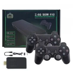 GAMEPAD Stick Console Sans Fil Jeux Inclus 4K Ultra HD Avec 2 Manettes