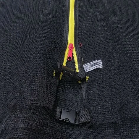 BDD Filet De Sécurité De Remplacement Pour Trampoline, Ø244cm Filet De Sécurité Pour Trampoline Avec Fermeture éclair, 6 Poteaux Droits Filet De Sécurité 4 BDD Filet De Sécurité De Remplacement Pour Trampoline, Ø244cm Filet De Sécurité Pour Trampoline Avec Fermeture éclair, 6 Poteaux Droits Filet De Sécurité – Image 4