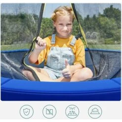 Coussin De Protection Trampoline 183, Coussin De Sécurité De Remplacement, Résistant Aux Rayons UV, Anti-déchirure, Protection Bordure, 183cm（bleu） -Pas Cher Clair Jardin Magasin 95476896 5