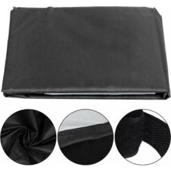 Jardin Cour Balançoire Couvercle Balcon Parasol Suspendu Chaise Housse Anti-Poussière Noir 19013215 Cm -Pas Cher Clair Jardin Magasin 96013089 3