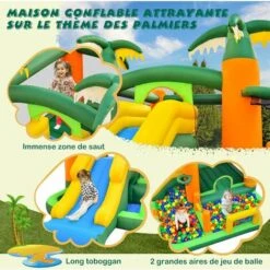 GOPLUS Château Gonflable 8 En 1 Avec Zone DeSaut, Toboggan&Bassin, 50 Boules Océaniques, Soufflerie 680W Structure Aire De Jeux Gonflable Extérieur Pour 3 Enfants 3-10 Ans Jusqu’à 180KG 7 GOPLUS Château Gonflable 8 En 1 Avec Zone DeSaut, Toboggan&Bassin, 50 Boules Océaniques, Soufflerie 680W Structure Aire De Jeux Gonflable Extérieur Pour 3 Enfants 3-10 Ans Jusqu’à 180KG -Pas Cher Clair Jardin Magasin 96349833 3