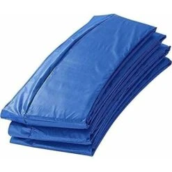 Coussin De Protection Trampoline Protection Trampoline Coussin Trampoline De Rechange Trampoline Sécurité Pad Trampoline Housse De Protection Latérale De Remplacement (Bleu, 8ft)