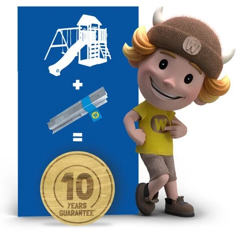 Wickey Tour De Jeux DinkyHouse Avec Balançoire & Toboggan, Maison Dans L'arbre Avec Bac à Sable, échelle à Grimper & Accessoires De Jeu - Vert 2 Wickey Tour De Jeux DinkyHouse Avec Balançoire & Toboggan, Maison Dans L'arbre Avec Bac à Sable, échelle à Grimper & Accessoires De Jeu - Vert – Image 2