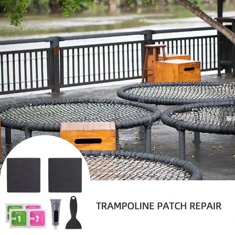 Kits De Réparation De Trampoline, Patchs De Trampoline, Imperméables De Réparation De Tente, Réparation De Tapis De Trampoline Déchirés Ou De Trous Dans Les Tapis De Trampoline 3 Kits De Réparation De Trampoline, Patchs De Trampoline, Imperméables De Réparation De Tente, Réparation De Tapis De Trampoline Déchirés Ou De Trous Dans Les Tapis De Trampoline – Image 3