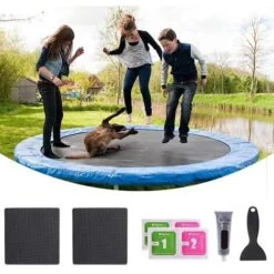 Kits De Réparation De Trampoline, Patchs De Trampoline, Imperméables De Réparation De Tente, Réparation De Tapis De Trampoline Déchirés Ou De Trous Dans Les Tapis De Trampoline 7 Kits De Réparation De Trampoline, Patchs De Trampoline, Imperméables De Réparation De Tente, Réparation De Tapis De Trampoline Déchirés Ou De Trous Dans Les Tapis De Trampoline -Pas Cher Clair Jardin Magasin 97312357 4