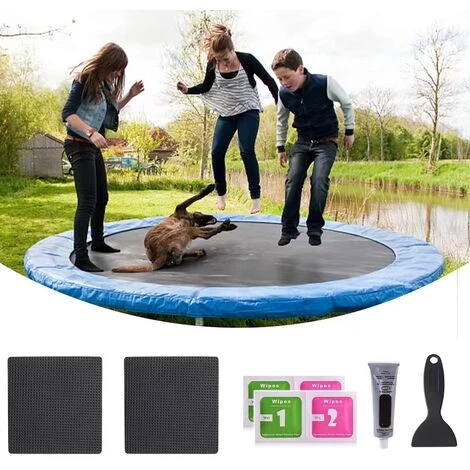Kits De Réparation De Trampoline, Patchs De Trampoline, Imperméables De Réparation De Tente, Réparation De Tapis De Trampoline Déchirés Ou De Trous Dans Les Tapis De Trampoline 4 Kits De Réparation De Trampoline, Patchs De Trampoline, Imperméables De Réparation De Tente, Réparation De Tapis De Trampoline Déchirés Ou De Trous Dans Les Tapis De Trampoline – Image 4