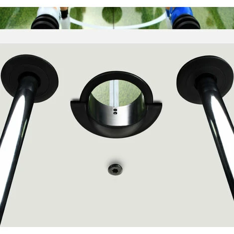 VIDAXL Baby-foot Acier 60 Kg,140x74,5x87,5 Cm Blanc 5 VIDAXL Baby-foot Acier 60 Kg,140x74,5x87,5 Cm Blanc – Image 5