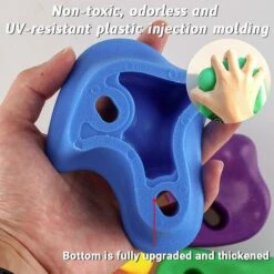 Ensemble De Pierres D'escalade Pour Enfants 15 Pièces De Pierres D'escalade Pour Mur D'escalade Dans Un Ensemble Mixte Coloré Prises D'escalade Robustes Pour Tour De Jeu Murs D'escalade Prises D'escal -Pas Cher Clair Jardin Magasin 97562439 4