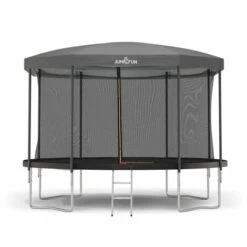 Tente Camping Et Cabane Pour Trampoline 12FT-366cm - Gris -Pas Cher Clair Jardin Magasin 97836646 4