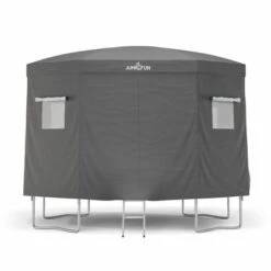 Tente Camping Et Cabane Pour Trampoline 12FT-366cm - Gris -Pas Cher Clair Jardin Magasin 97836646 5