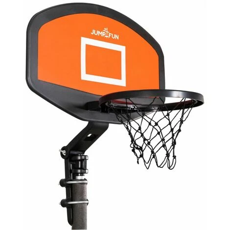 Panier De Basket Rigide Pour Trampoline De Jardin Universel Avec Ballon Et Pompe - 56 X 35cm 2 Panier De Basket Rigide Pour Trampoline De Jardin Universel Avec Ballon Et Pompe - 56 X 35cm – Image 2