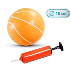 Panier De Basket Rigide Pour Trampoline De Jardin Universel Avec Ballon Et Pompe - 56 X 35cm 7 Panier De Basket Rigide Pour Trampoline De Jardin Universel Avec Ballon Et Pompe - 56 X 35cm -Pas Cher Clair Jardin Magasin 97836650 4
