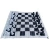 ALLDORO Échecs XXL Jeu D'échecs Version XXL - Terrain De Jeu : 158 X 158 Cm - Sac De Rangement Pratique - A Partir De 3 Ans