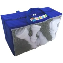 ALLDORO Échecs XXL Jeu D'échecs Version XXL - Terrain De Jeu : 158 X 158 Cm - Sac De Rangement Pratique - A Partir De 3 Ans -Pas Cher Clair Jardin Magasin 98063053 3