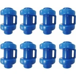 Capuchons De Poteaux De Trampoline Filet Sécurité Des Embouts Pièces Détachées Trampolines Chapeau De Mât Trampoline Accessoires De Trampoline Pour Filet Crochet Trampoline Alimentation Bleu,10