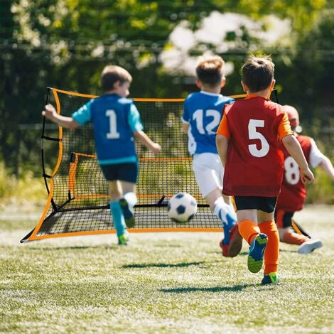 Froadp 2 En 1 Filet De Football Rebondissant Buts De Football Pliables Appareils D'entraînement De Football 5 Froadp 2 En 1 Filet De Football Rebondissant Buts De Football Pliables Appareils D'entraînement De Football – Image 5