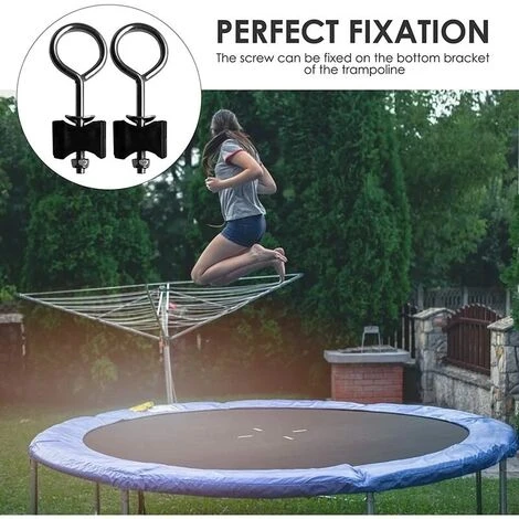 Lot De 12 Vis Pour Trampoline - Accessoires De Trampoline - Fixation Pour Grand Trampoline Et Petit Trampoline 2 Lot De 12 Vis Pour Trampoline - Accessoires De Trampoline - Fixation Pour Grand Trampoline Et Petit Trampoline – Image 2