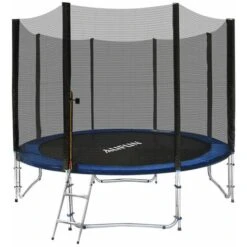 Trampoline D'extérieur Ø366cm Trampoline De Jardin Set D'extérieur Avec Filet De Sécurité, échelle, Couverture De Bord NAIZY